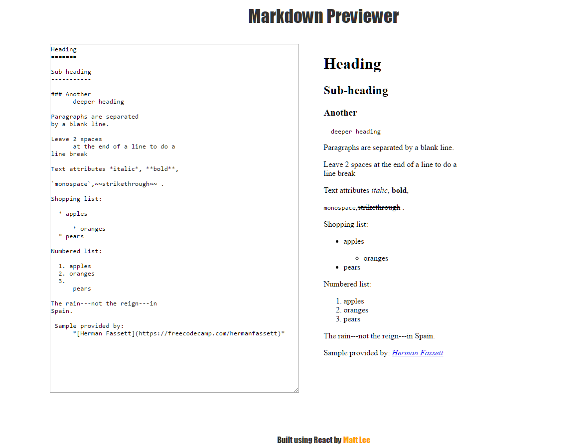 markdown